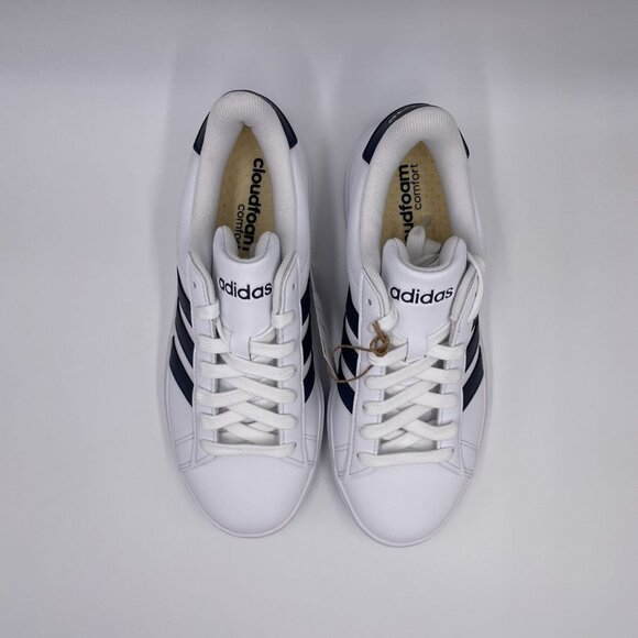 adidas Grand Court 2.0 White Legend Ink Women's Shoes - Picture 5 of 8